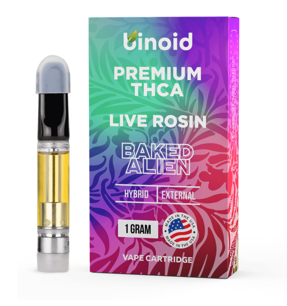 THCA BAKEE ALIEN VAPE CARTRIDGE – LIVE ROSIN 1 GRM