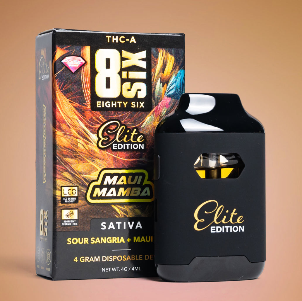 Maui Mamba Elite Edition THCa 4G Disposable Vape (Sour Sangria)